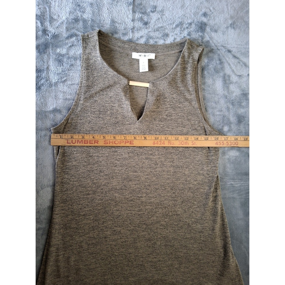 Women's White House Black Market Size Small Tank Top Shirt Green Casual... - Picture 6 of 11